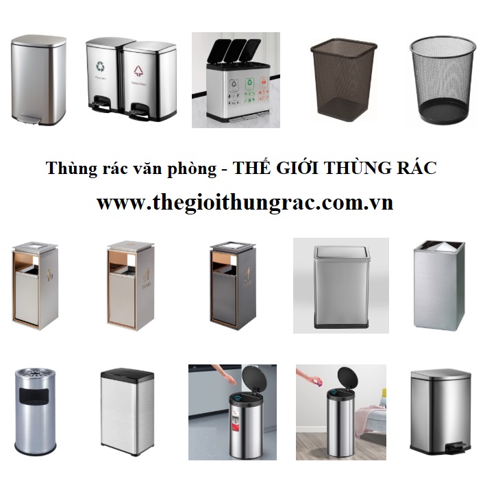thùng rác văn phòng đẹp
