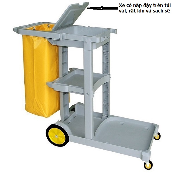 Xe Đẩy Làm Vệ Sinh 3 Tầng AF08160A