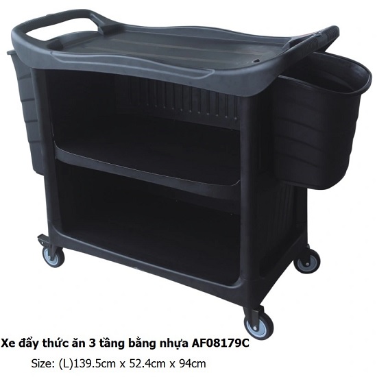 Xe đẩy thức ăn bằng nhựa AF08179C