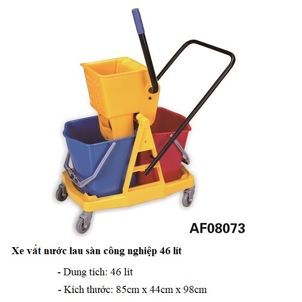 Xe vắt nước lau nhà công nghiệp 46 lít