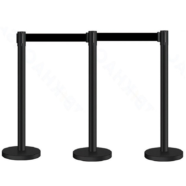 Cột chắn inox dây căng 2 mét màu đen