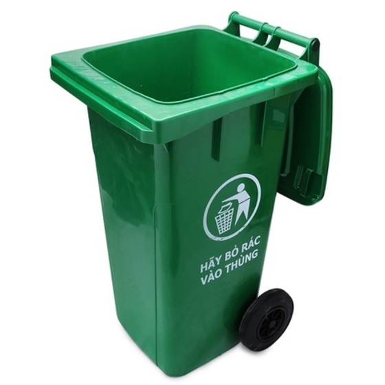 Thùng Rác Công Cộng 100 lít có bánh xe