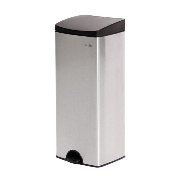Thùng rác Fitis 22L inox - THẾ GIỚI THÙNG RÁC