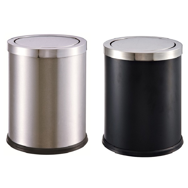 Thùng rác văn phòng đẹp, nắp lật bập bênh A36-H