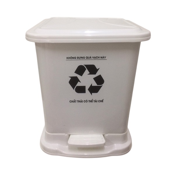 Thùng rác y tế 30 lít màu trắng