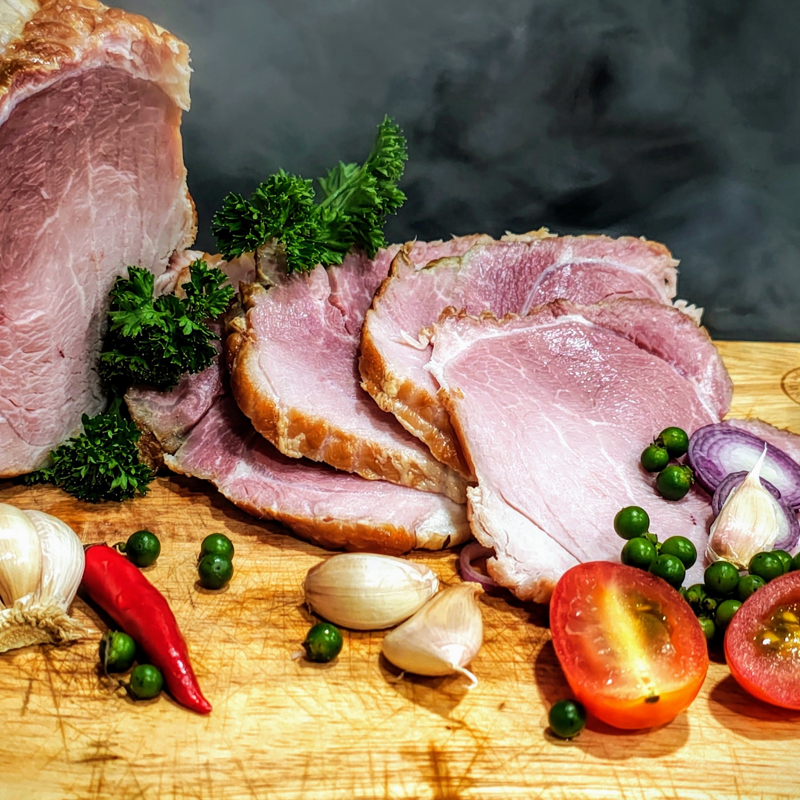 Smoked ham 500g (one piece)