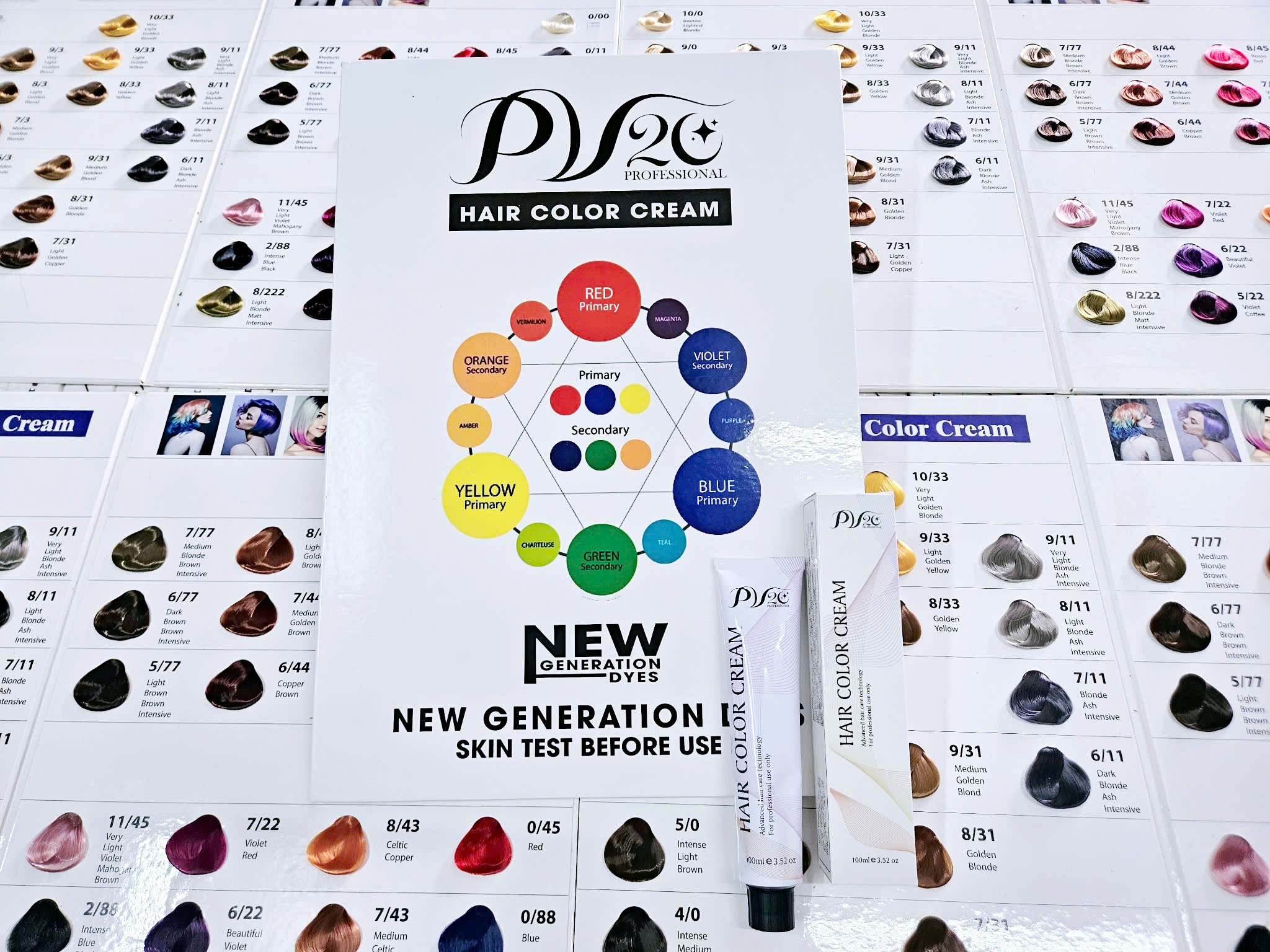 BẢNG MÀU NHUỘM PV20