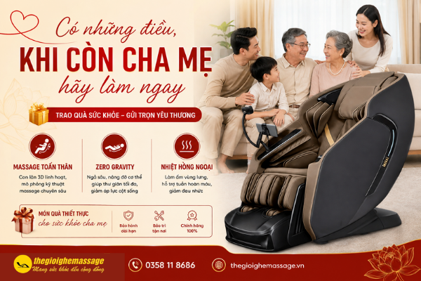 Có những điều, khi còn cha mẹ hãy làm ngay – Trao quà sức khỏe, gửi trọn yêu thương