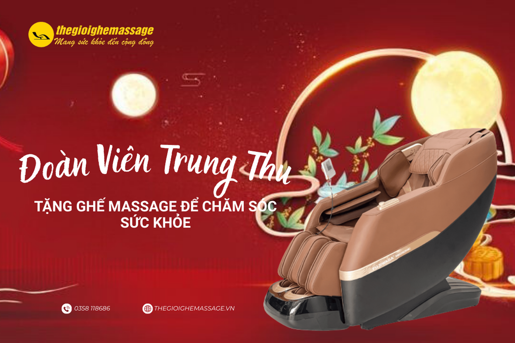 Đoàn Viên Trung Thu, Tặng Ghế Massage Để Chăm Sóc Sức Khỏe