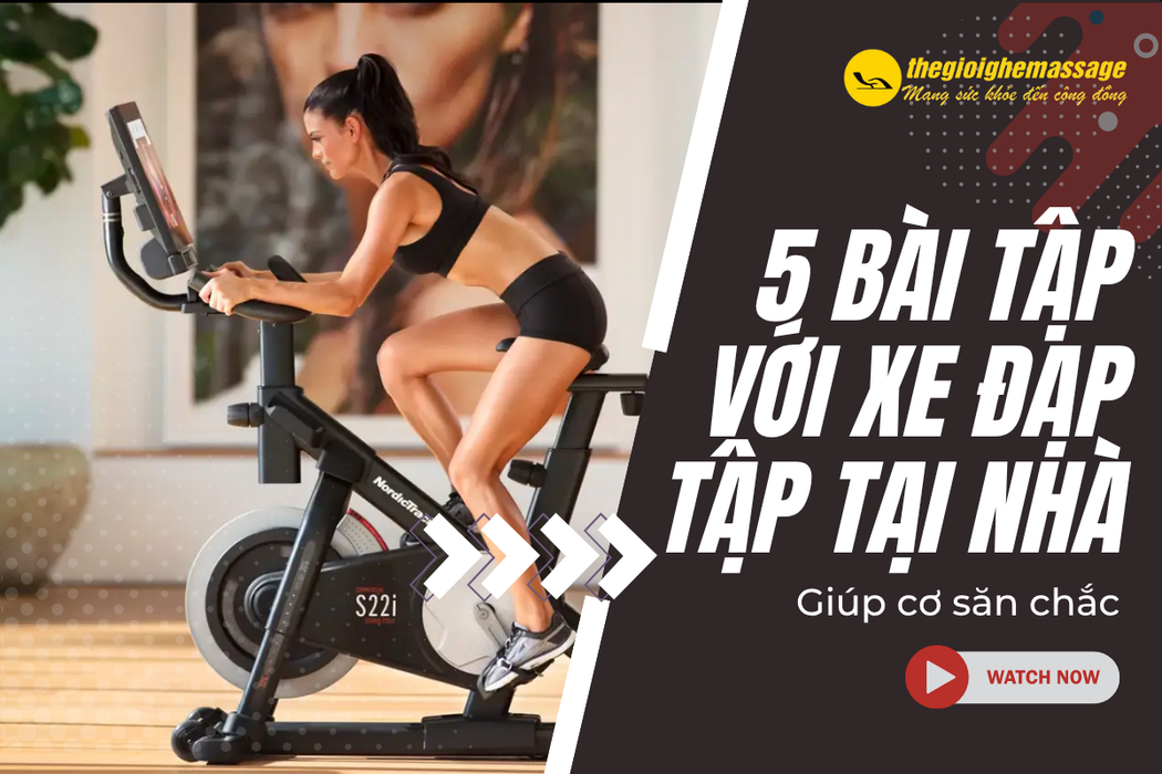 5 Bài Tập Với Xe Đạp Tập Tại Nhà Giúp Săn Chắc Cơ Đùi