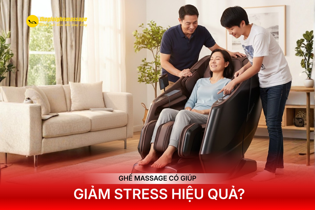 Ghế Massage Có Giúp Giảm Stress Hiệu Quả?