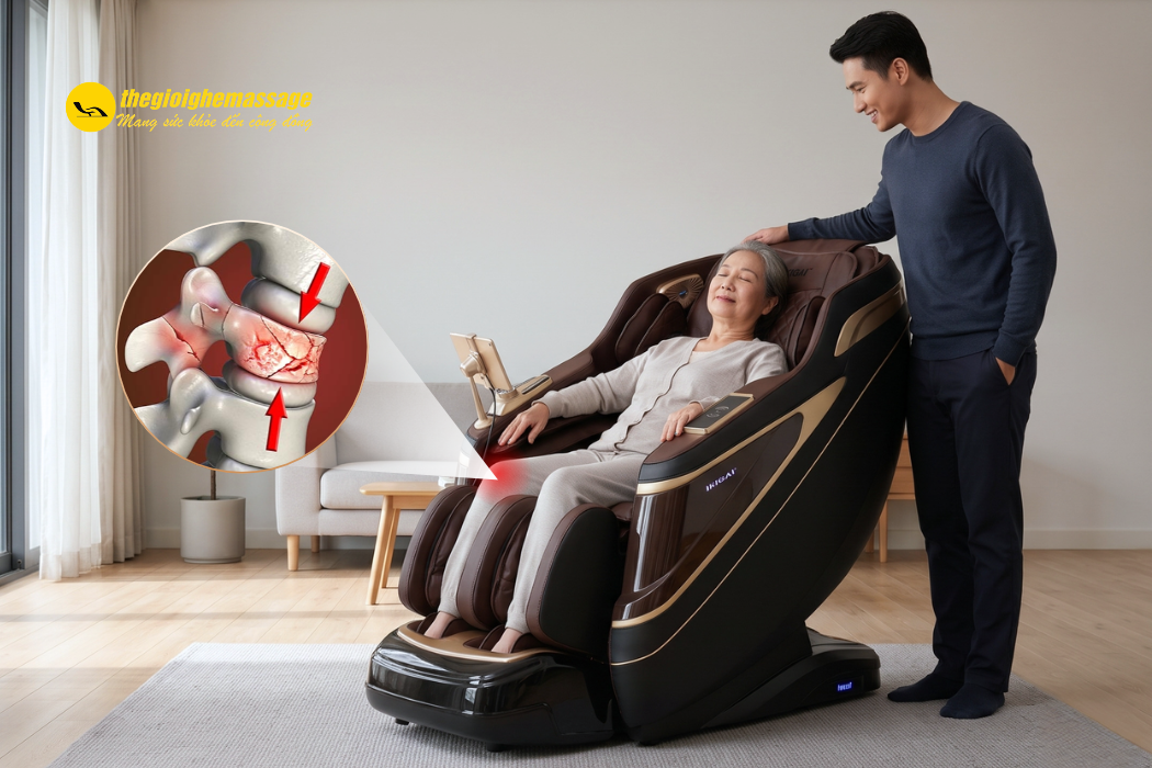 Những Lưu Ý Khi Sử Dụng Ghế Massage Cho Người Bị Loãng Xương
