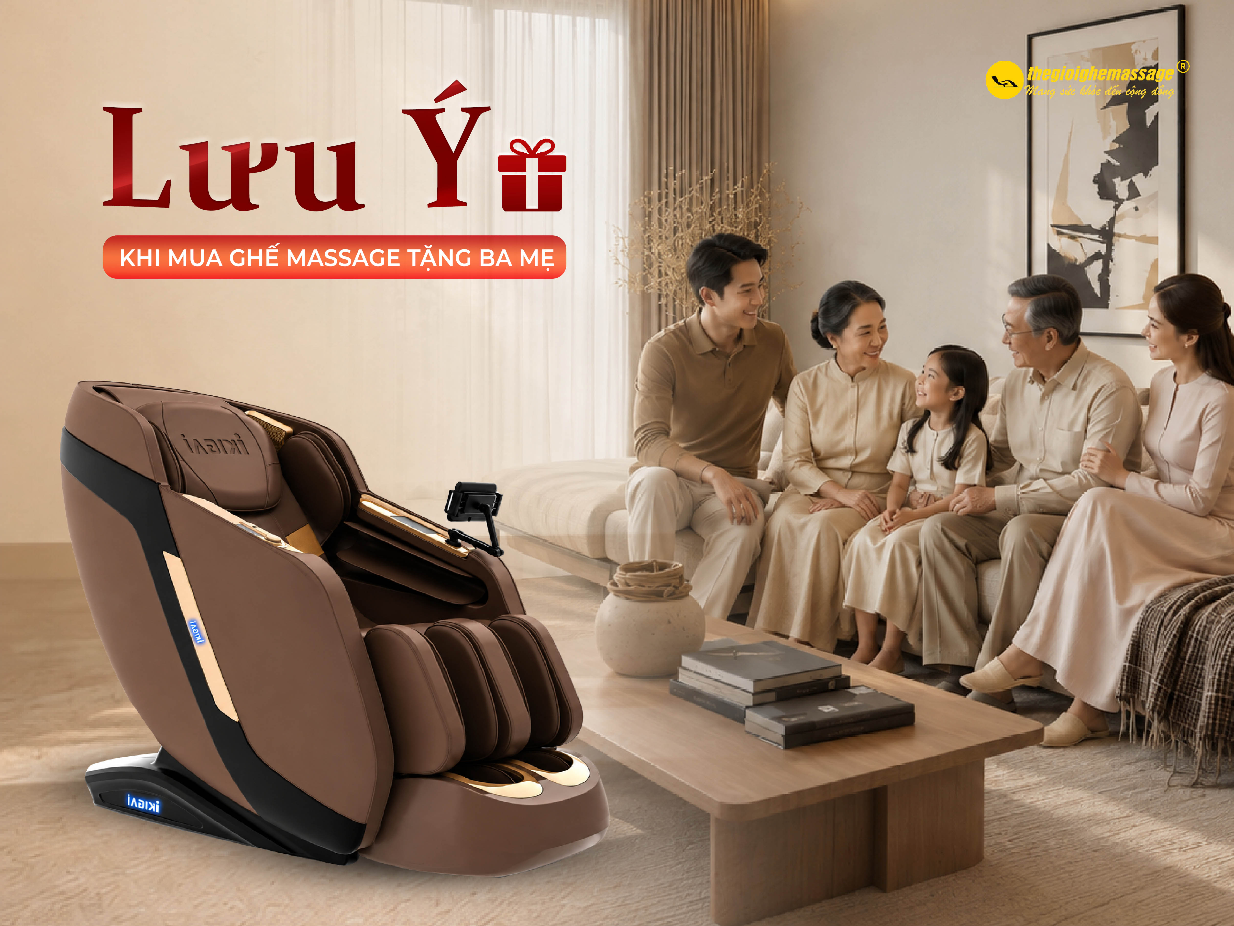 Mua Ghế Massage Tặng Ba Mẹ Dịp Vu Lan Cần Lưu Ý Những Gì?