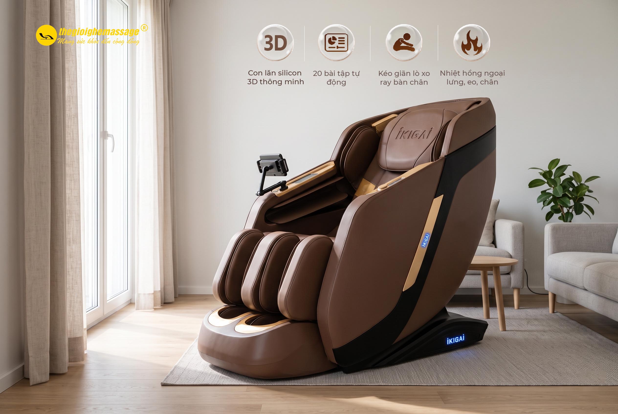 Khám Phá Tính Năng Ghế Massage IKIGAI KG5688 Có Gì Nổi Bật?