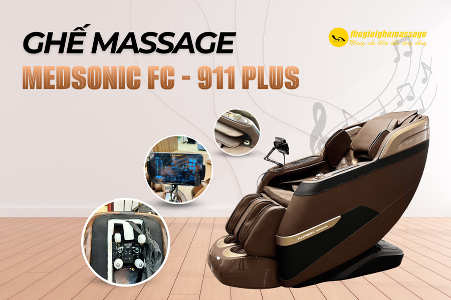 MedSonic FC-911 Plus: Ghế Massage Tầm Trung Chất Lượng Cao, Giá Hợp Lý