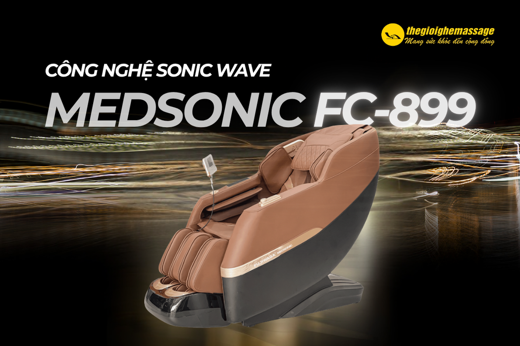 MedSonic FC-899 – Ghế Massage Tầm Trung Tích Hợp Công Nghệ Sonic Wave Mới Nhất