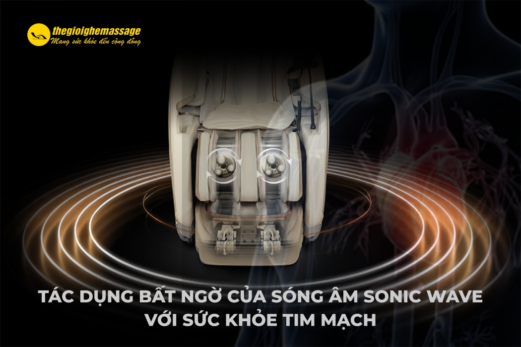 Tác Dụng Bất Ngờ Của Sóng Âm Sonic Wave Với Sức Khỏe Tim Mạch