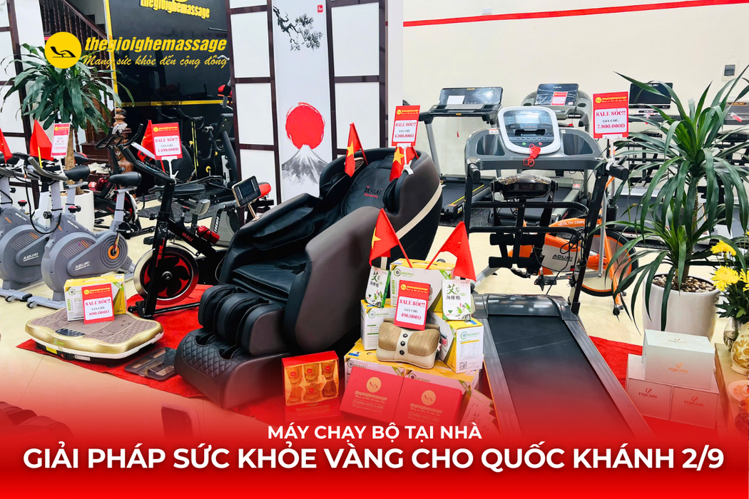 Máy Chạy Bộ Tại Nhà – Giải Pháp Sức Khỏe Vàng Cho Quốc Khánh 2/9