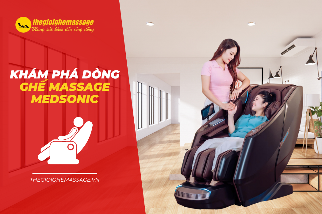 Khám Phá Dòng Ghế Massage MedSonic – Công Nghệ Và Sức Khỏe Hòa Quyện