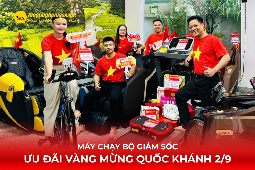 Máy Chạy Bộ Giảm Sốc – Ưu Đãi Vàng Mừng Quốc Khánh 2/9