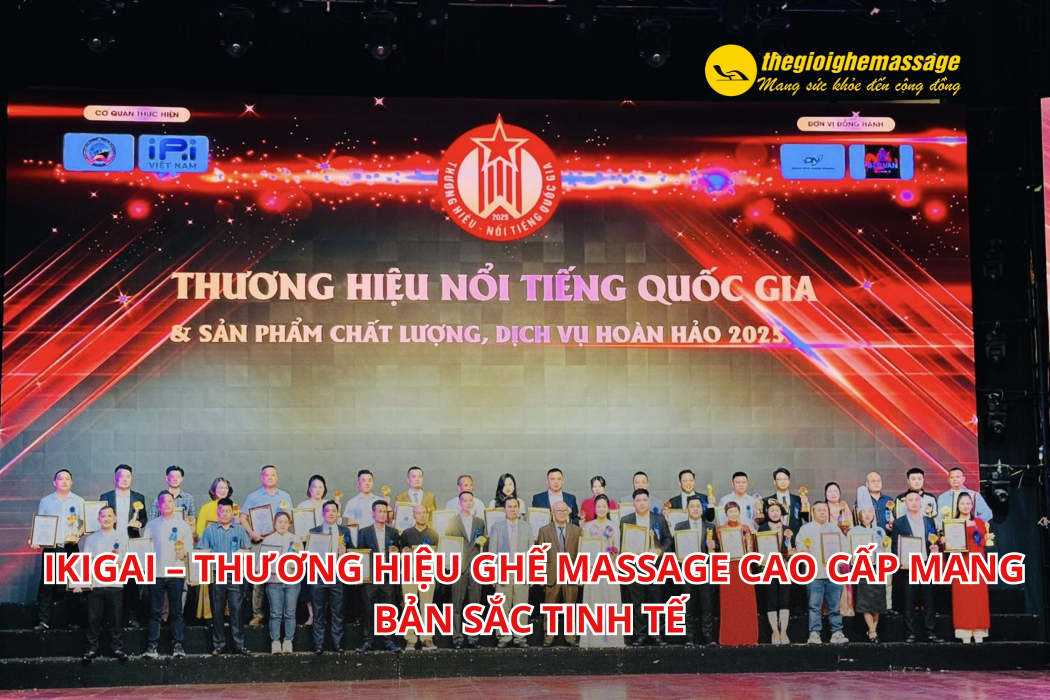 IKIGAI – Thương Hiệu Ghế Massage Cao Cấp Mang Bản Sắc Tinh Tế Và Công Nghệ Từ Thế Giới Ghế Massage Việt Nam