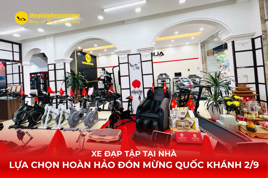 Xe Đạp Tập Tại Nhà – Lựa Chọn Hoàn Hảo Đón Mừng Quốc Khánh 2/9
