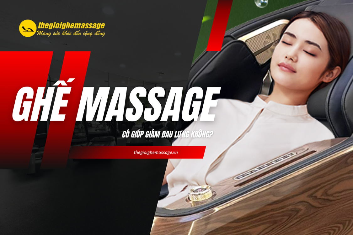 Ghế Massage Giúp Ngủ Ngon Hơn Và Cải Thiện Tinh Thần