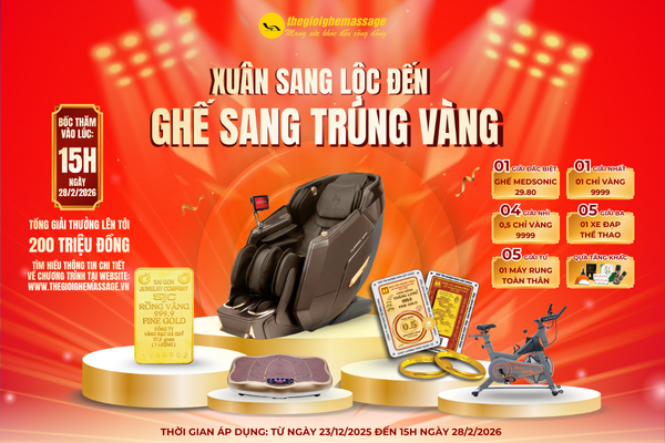 ⏰ ĐỪNG QUÊN! ĐẶT LỊCH NGAY LỄ BỐC THĂM CHƯƠNG TRÌNH “XUÂN SANG LỘC ĐẾN – GHẾ SANG TRÚNG VÀNG”