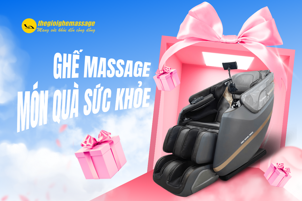 Ghế Massage – Món Quà Sức Khỏe Ý Nghĩa Dành Tặng Mẹ Ngày 20/10