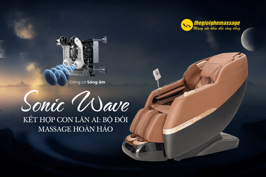 Sonic Wave Kết Hợp Con Lăn AI: Bộ Đôi Massage Hoàn Hảo