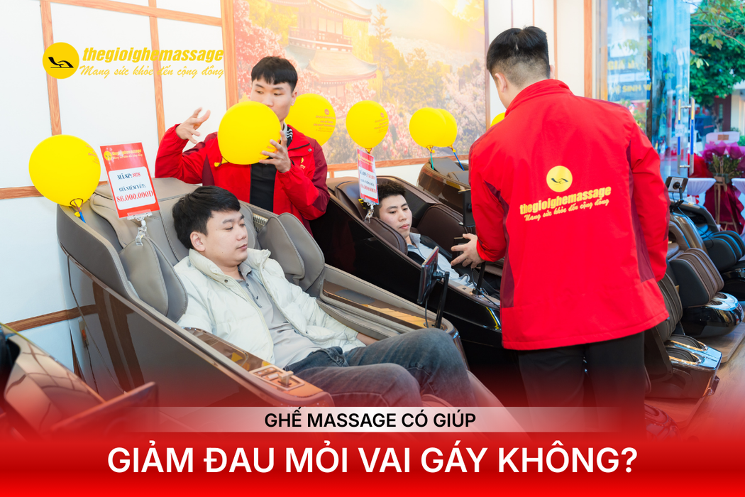 Ghế Massage Có Giúp Giảm Đau Mỏi Vai Gáy Không?