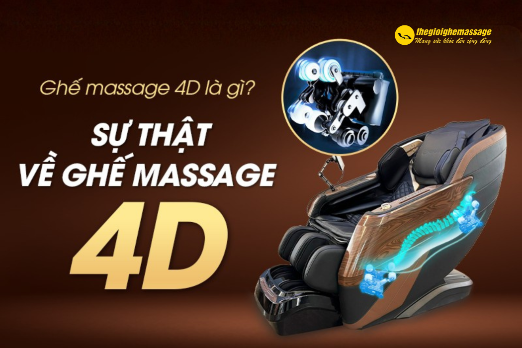 Ghế Massage Công Nghệ 4D – Chức Năng Massage Chuyên Sâu