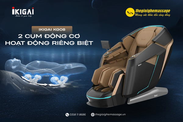 IKIGAI KG08 Future – Siêu Phẩm Ghế Massage Công Nghệ 5D Đầu Tiên, Định Nghĩa Chuẩn Sống Thượng Lưu