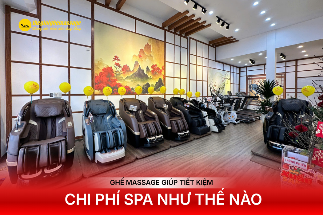 Ghế Massage Giúp Tiết Kiệm Chi Phí Spa Như Thế Nào