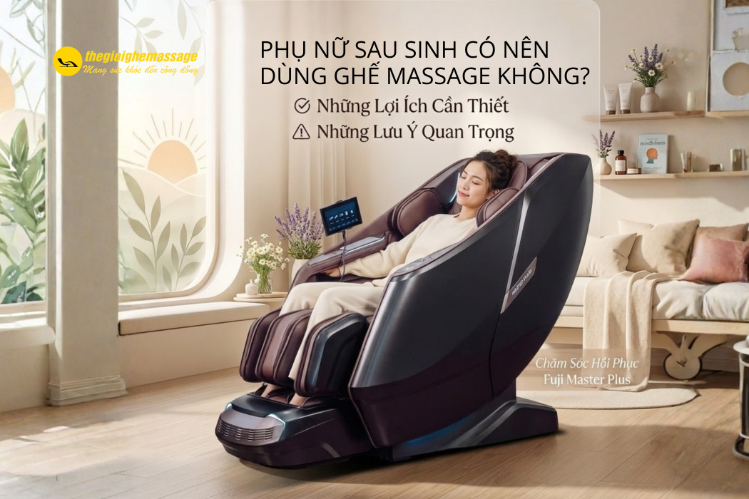 Phụ Nữ Sau Sinh Có Nên Dùng Ghế Massage Không?