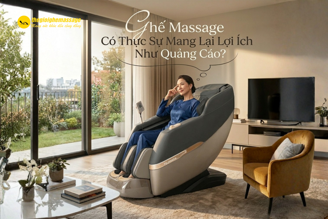 Ghế Massage Có Thực Sự Mang Lại Lợi Ích Như Quảng Cáo?