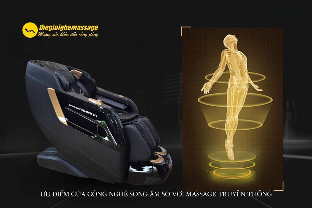Ưu Điểm Của Công Nghệ Sóng Âm So Với Massage Truyền Thống