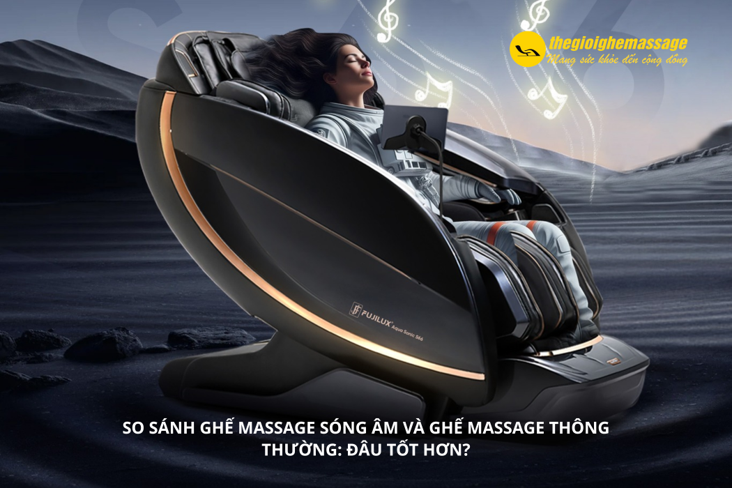 So Sánh Ghế Massage Sóng Âm Và Ghế Massage Thông Thường: Đâu Tốt Hơn?
