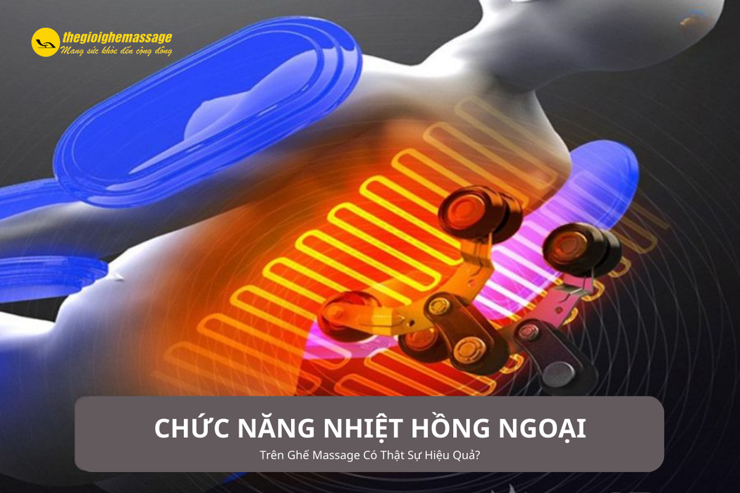 Chức Năng Nhiệt Hồng Ngoại Trên Ghế Massage Có Thật Sự Hiệu Quả?