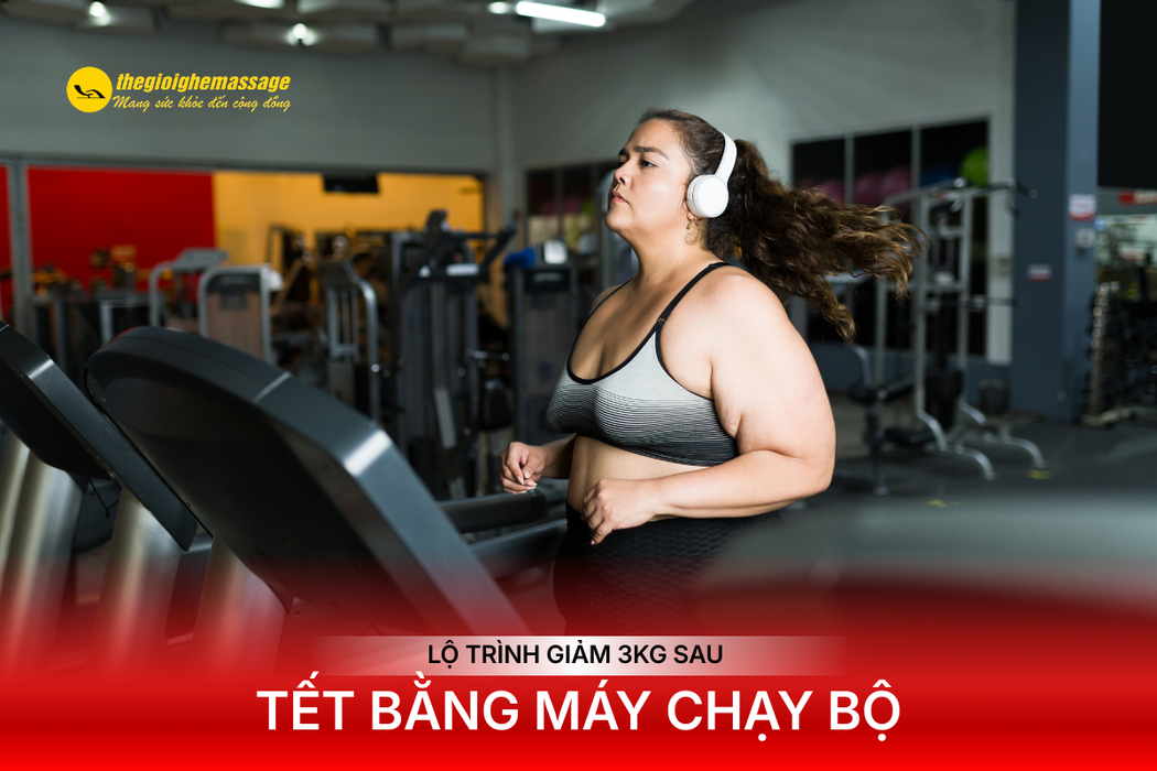 Lộ Trình Giảm 3kg Sau Tết Bằng Máy Chạy Bộ