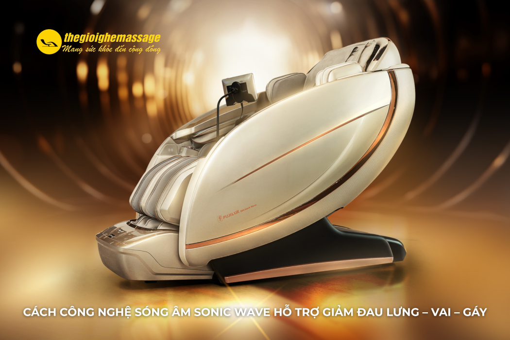 Cách Công Nghệ Sóng Âm Sonic Wave Hỗ Trợ Giảm Đau Lưng – Vai – Gáy