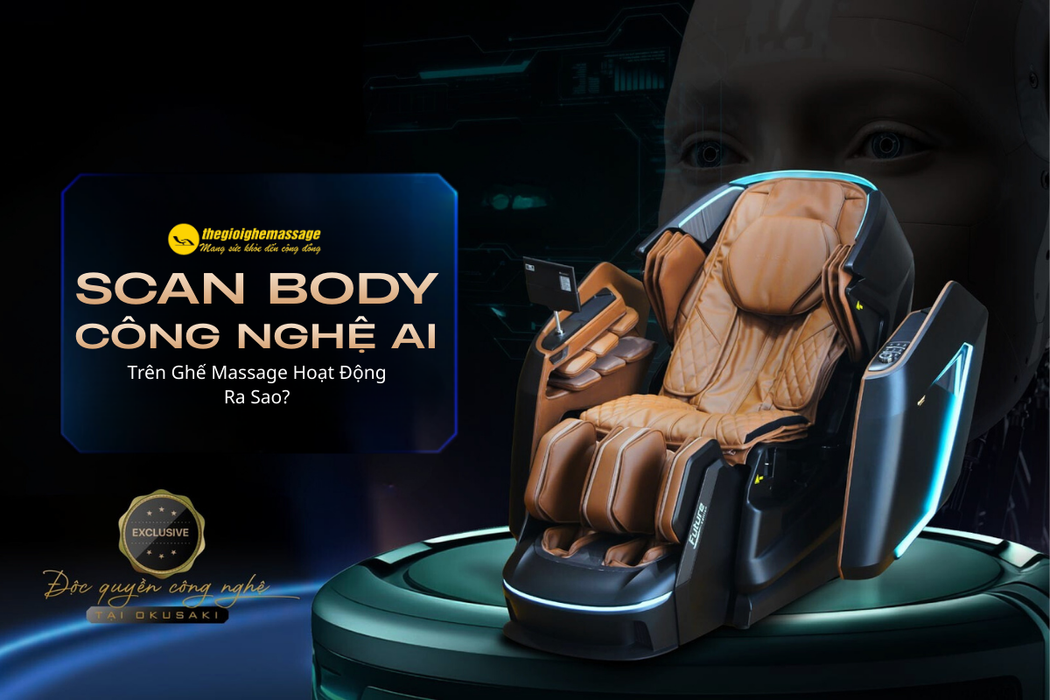 Từ Scan Body Đến AI: Công Nghệ Trên Ghế Massage Hoạt Động Ra Sao?