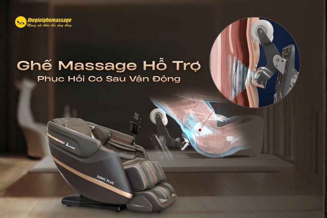 Ghế Massage Hỗ Trợ Phục Hồi Cơ Sau Vận Động