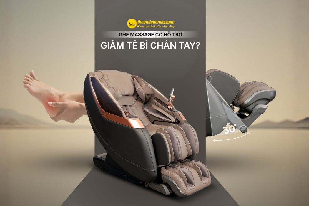 Ghế Massage Có Hỗ Trợ Giảm Tê Bì Chân Tay?