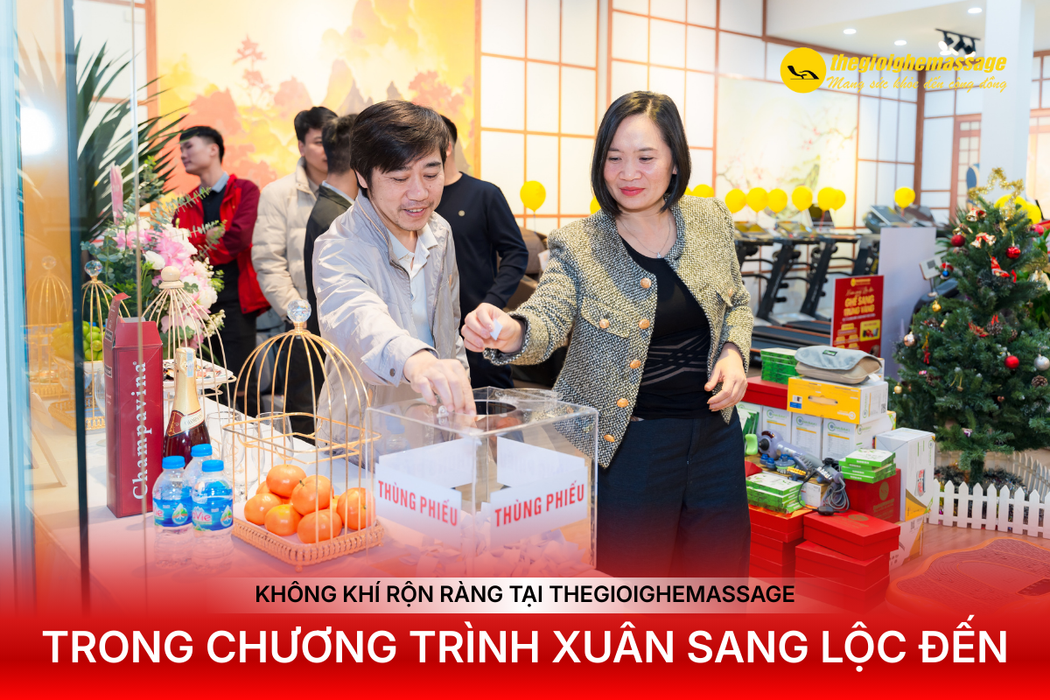Không Khí Rộn Ràng Tại Thegioighemassage Trong Chương Trình Xuân Sang Lộc Đến
