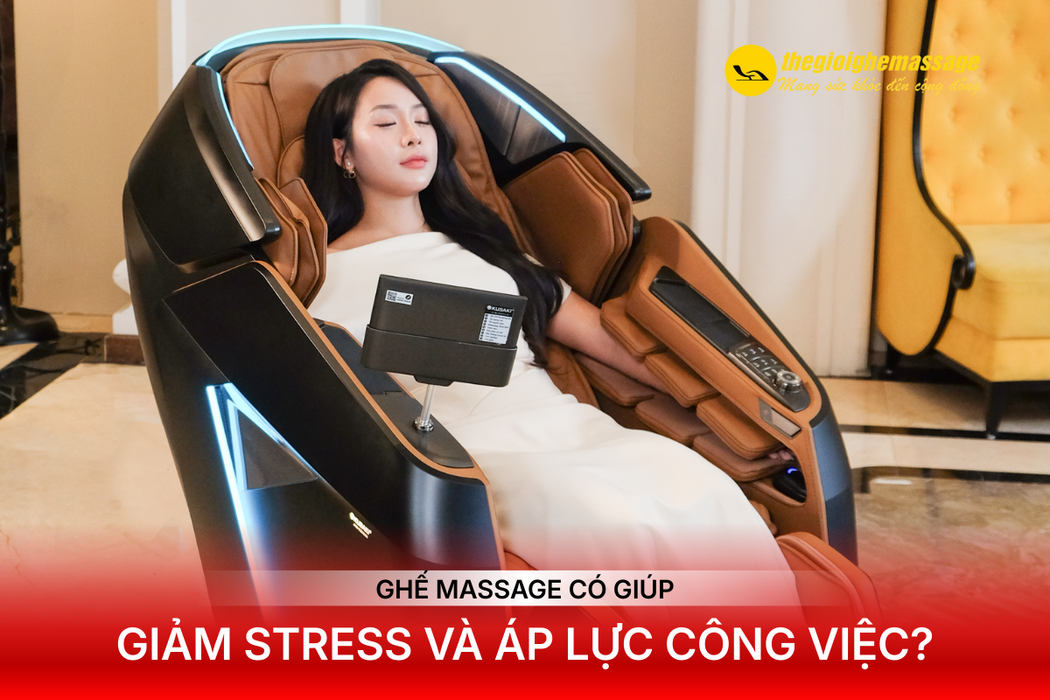Ghế Massage Có Giúp Giảm Stress Và Áp Lực Công Việc?