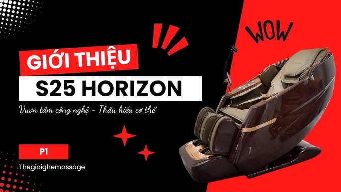 Ra mắt siêu phẩm ghế massage cao cấp S25 Horizon