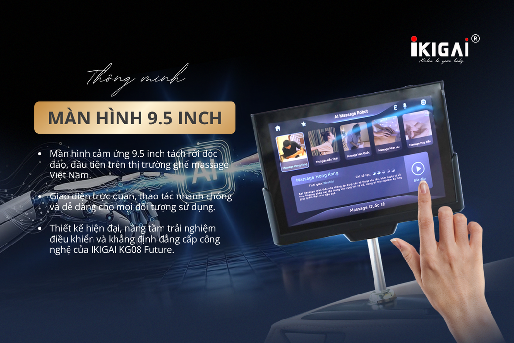 KG08 FUTURE – Đột Phá Công Nghệ Với Màn Hình Điều Khiển Tách Rời
