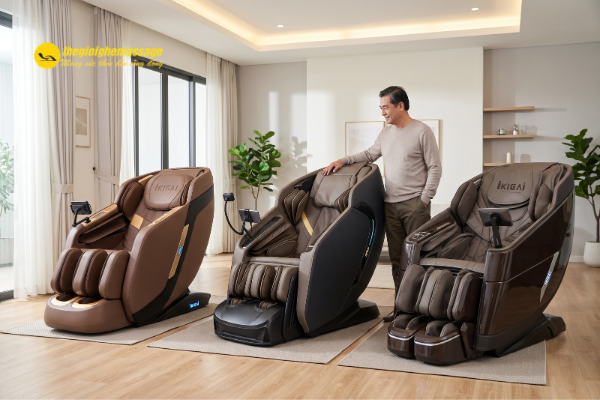 Gợi Ý 3 Mẫu Ghế Massage Chăm Sóc Sức Khỏe Gia Đình