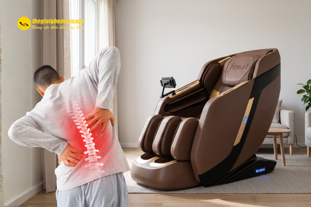 Ghế Massage Có Giúp Cải Thiện Tình Trạng Cong Vẹo Cột Sống Không?